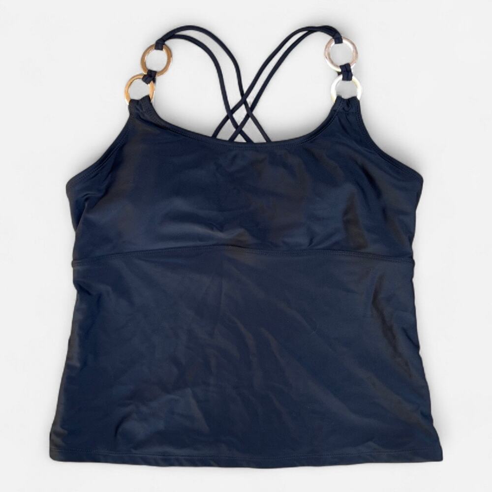 Sand N’ Sun Vintage Silver Ring Tankini Tank Top